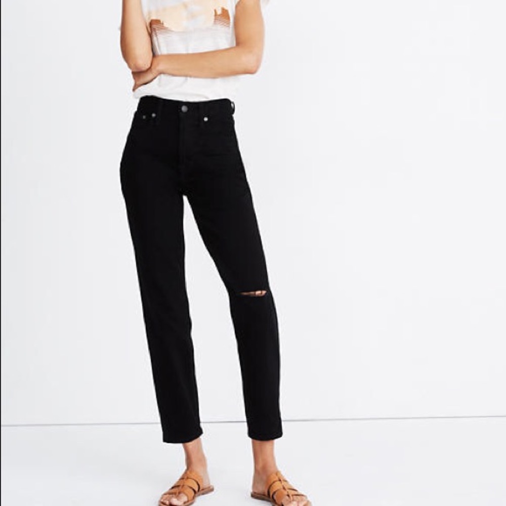 MADEWELL The Perfect Vintage Jeans Black sz 30